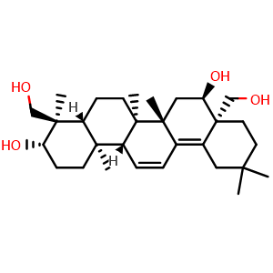 Chemical structure of Saikogenin D , CAS 5573-16-0, AChemBlock V155907