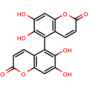 Chemical structure of Euphorbetin , CAS 35897-99-5, AChemBlock V155912