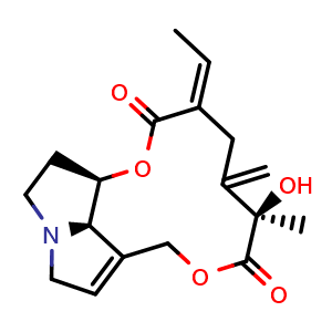 Chemical structure of Seneciphylline , CAS 480-81-9, AChemBlock V155926