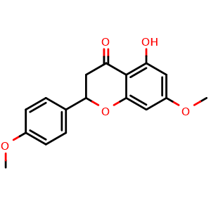 Chemical structure of 4',7-Di-O-methylnaringenin , CAS 29424-96-2, AChemBlock V155937