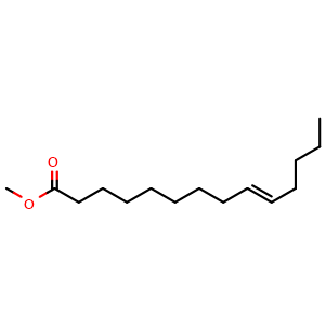 Chemical structure of Methyl myristoleate , CAS 56219-06-8, AChemBlock V155947
