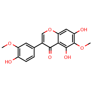 Chemical structure of Iristectorigenin A , CAS 39012-01-6, AChemBlock V155948