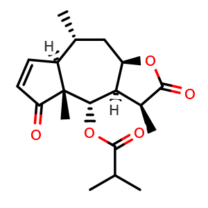 Chemical structure of Arnicolide C , CAS 34532-67-7, AChemBlock V155954