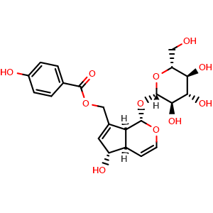 Chemical structure of Agnuside , CAS 11027-63-7, AChemBlock V155990