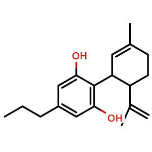 Chemical structure of Cannabidivarin , CAS 24274-48-4, AChemBlock V156005
