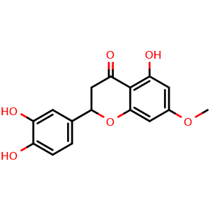 Chemical structure of 7-O-Methyleriodictyol , CAS 51857-11-5, AChemBlock V156027