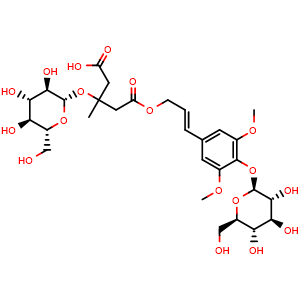 Chemical structure of Tangshenoside I , CAS 117278-74-7, AChemBlock V156029