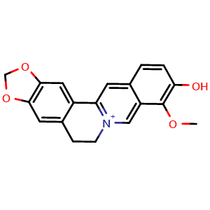 Chemical structure of Thalifendine , CAS 18207-71-1, AChemBlock V156036