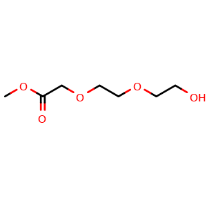 Chemical structure of HO-PEG2-CH2COOMe , CAS 86520-57-2, AChemBlock V156103