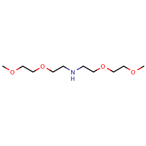 Chemical structure of (mPEG2)2-NH , CAS 5732-47-8, AChemBlock V156127
