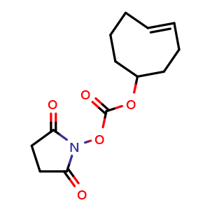 Chemical structure of TCO-NHS , CAS 1191901-33-3, AChemBlock V156183
