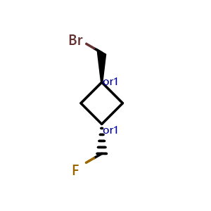 trans-1-(bromomethyl)-3-(fluoromethyl)cyclobutane