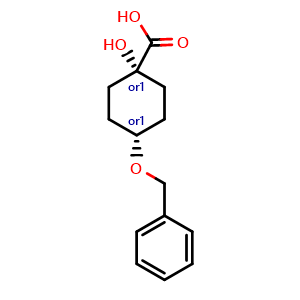 cis-4-benzyloxy-1-hydroxy-cyclohexanecarboxylic acid
