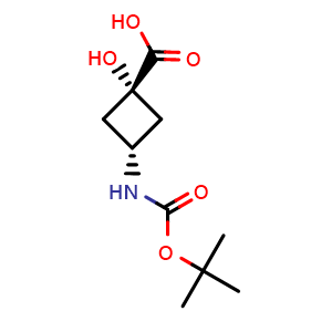 cis-3-(tert-butoxycarbonylamino)-1-hydroxy-cyclobutanecarboxylic acid