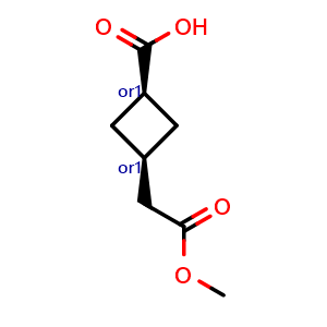 cis-3-(2-methoxy-2-oxo-ethyl)cyclobutanecarboxylic acid