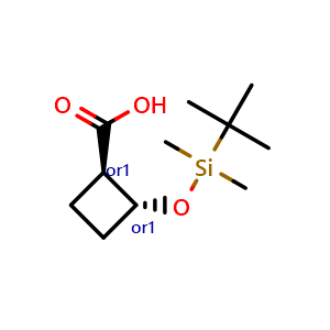 trans-2-[tert-butyl(dimethyl)silyl]oxycyclobutanecarboxylic acid
