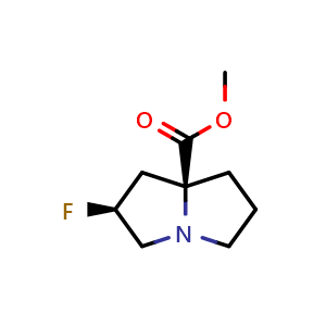 methyl (2S,8S)-2-fluoro-1,2,3,5,6,7-hexahydropyrrolizine-8-carboxylate