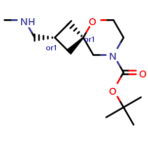 tert-butyl cis-2-(methylaminomethyl)-5-oxa-8-azaspiro[3.5]nonane-8-carboxylate