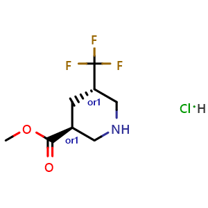 methyl trans-5-(trifluoromethyl)piperidine-3-carboxylate hydrochloride