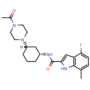 Chemical structure of EZM0414 , CAS 2411748-50-8, AChemBlock V156634