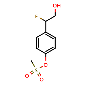 4-(1-fluoro-2-hydroxyethyl)phenyl methanesulfonate
