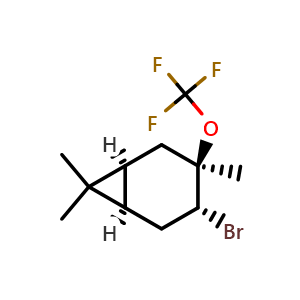 (1S,3R,4R,6R)-4-bromo-3,7,7-trimethyl-3-(trifluoromethoxy)bicyclo[4.1.0]heptane