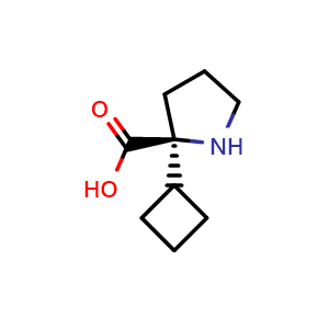 (S)-2-cyclobutylpyrrolidine-2-carboxylic acid