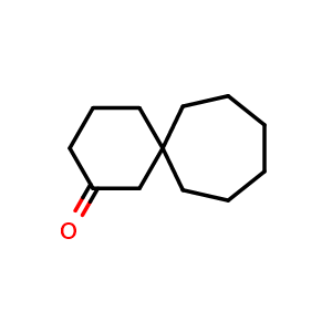 Chemical structure of spiro[5.6]dodecan-2-one , CAS 2417674-40-7, AChemBlock V156832