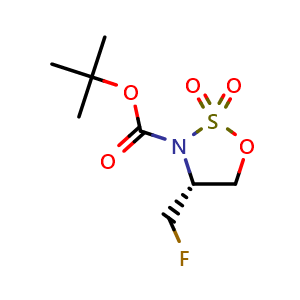 tert-butyl (R)-4-(fluoromethyl)-1,2,3-oxathiazolidine-3-carboxylate 2,2-dioxide