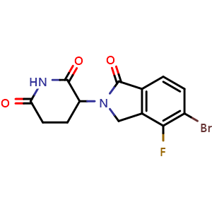 3-(5-bromo-4-fluoro-1-oxoisoindolin-2-yl)piperidine-2,6-dione