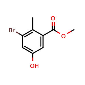methyl 3-bromo-5-hydroxy-2-methylbenzoate