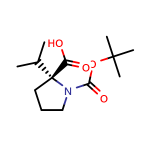 (R)-1-(tert-butoxycarbonyl)-2-isopropylpyrrolidine-2-carboxylic acid