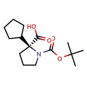 (S)-1-(tert-butoxycarbonyl)-2-cyclopentylpyrrolidine-2-carboxylic acid