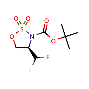 tert-butyl (R)-4-(difluoromethyl)-1,2,3-oxathiazolidine-3-carboxylate 2,2-dioxide
