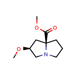 methyl (2S,7aS)-2-methoxytetrahydro-1H-pyrrolizine-7a(5H)-carboxylate
