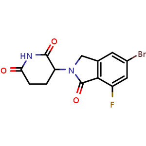 3-(5-bromo-7-fluoro-1-oxoisoindolin-2-yl)piperidine-2,6-dione