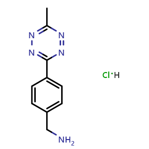 (4-(6-methyl-1,2,4,5-tetrazin-3-yl)phenyl)methanamine hydrochloride