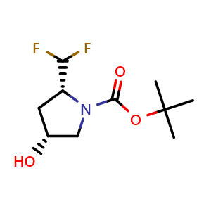 tert-butyl (2R,4R)-2-(difluoromethyl)-4-hydroxypyrrolidine-1-carboxylate