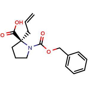 (R)-2-allyl-1-((benzyloxy)carbonyl)pyrrolidine-2-carboxylic acid