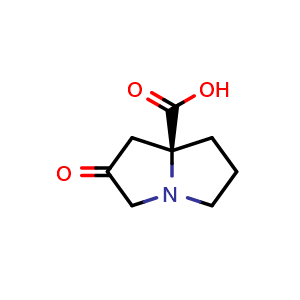 (S)-2-oxotetrahydro-1H-pyrrolizine-7a(5H)-carboxylic acid