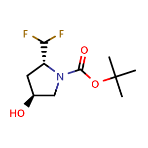 tert-butyl (2R,4S)-2-(difluoromethyl)-4-hydroxypyrrolidine-1-carboxylate