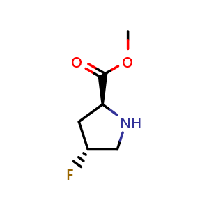methyl (2S,4R)-4-fluoropyrrolidine-2-carboxylate