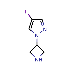 1-(azetidin-3-yl)-4-iodo-1H-pyrazole