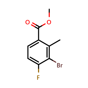 methyl 3-bromo-4-fluoro-2-methylbenzoate