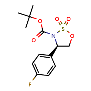 tert-butyl (R)-4-(4-fluorophenyl)-1,2,3-oxathiazolidine-3-carboxylate 2,2-dioxide