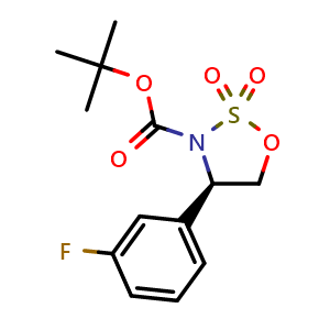 tert-butyl (R)-4-(3-fluorophenyl)-1,2,3-oxathiazolidine-3-carboxylate 2,2-dioxide
