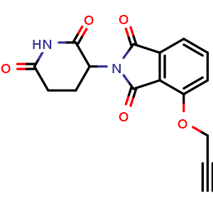 2-(2,6-dioxopiperidin-3-yl)-4-(prop-2-yn-1-yloxy)isoindoline-1,3-dione
