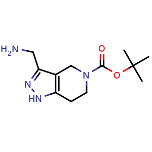 tert-butyl 3-(aminomethyl)-1,4,6,7-tetrahydro-5H-pyrazolo[4,3-c]pyridine-5-carboxylate