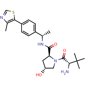 (2S,4R)-1-((S)-2-amino-3,3-dimethylbutanoyl)-4-hydroxy-N-((S)-1-(4-(4-methylthiazol-5-yl)phenyl)ethyl)pyrrolidine-2-carboxamide
