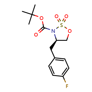 tert-butyl (R)-4-(4-fluorobenzyl)-1,2,3-oxathiazolidine-3-carboxylate 2,2-dioxide